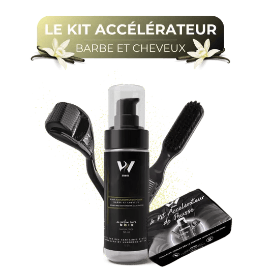 Kit Pousse Barbe - 3 Mois - Parfum Sucré