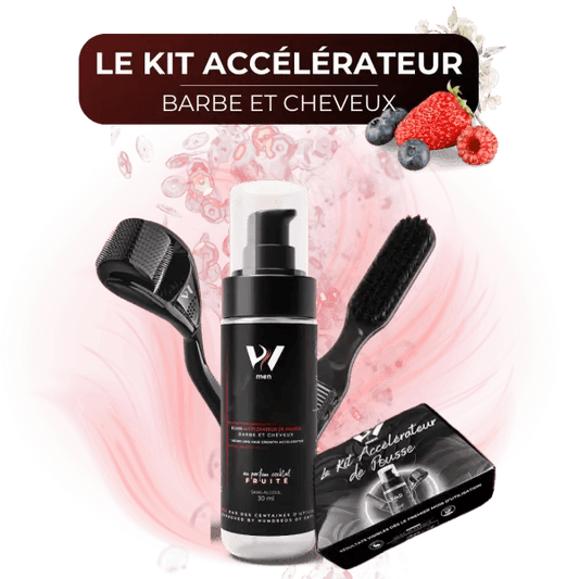 Kit Pousse Barbe - 3 Mois - Parfum Fruité